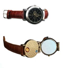 Oem Hot Sell Usb Men Watch Lighter Smart Women Watch With Lighter