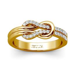 2024 China Knot Silver Flated Ring Mosan Diamond Premium Ring خاتم خطوبة المرأة