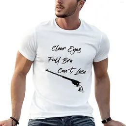 Men's Tank Tops Clear Eyes Full Bra Can't Lose T-Shirt Cute Clothes Short Sleeve Mens Vintage T Shirts