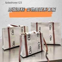 Style Woody Tote Bag Designer Tote Cloee Bags Handbag Women's Foreign 2024 Large Capacity Portable Shopping Fashi ZWP6