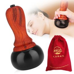 Stone Electric GuaSha Massager Natural Needle Skin Scraping Back Neck Face Massage Relax Muscles Lift Care Spa 240424
