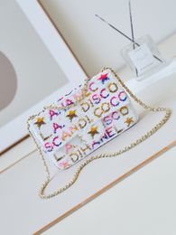 2024 Fashion Brand Women's Bag New Sequin Women's Bag 10A High Quality Designer Bag Crossbody Bag Luxury Chain Bag Single Shoulder Bag Wallet Party Bag