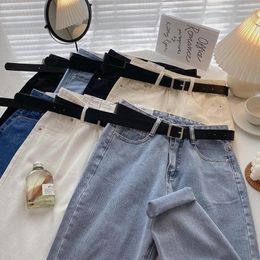 Women's Jeans Loose Spring Wear Small Slim Radish Dad Pants Denim High Waist Straight