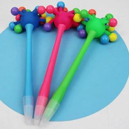 Decompression Small Ball Ballpoint Pen Novelty Entertainment Toy Fun To Your Writing Pull Signature Office Supplies