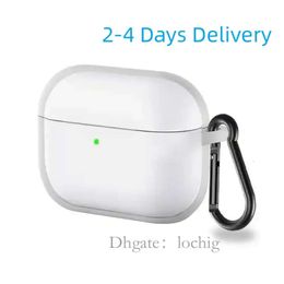 for Airpods 2 Pro Usb C Bluetooth Earphones Air Pods 3 Airpod Headphone Accessories Solid Silicone Cute Protective Cover JL Chip Wireless Charging Max Box