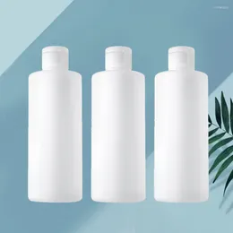 Storage Bottles 3pcs 400ml Plastic Empty With Refillable Toner Lotion Make Up Container For Travel Home