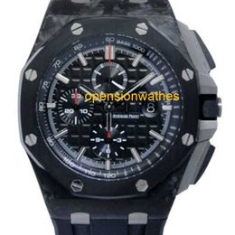 Automatic Watch AP Luxury Watches Men's Audemar Pigue Royal Oak Offshore Timing Code 44mm Carbon 26400au Oo FN9R