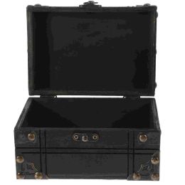 Bins Wooden Jewellery Chest Vintage Storage Box Trinket Box Keepsakes Chest Treasure Box