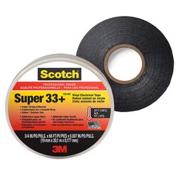 3M Super 33+ 3M Electrical Tape Black PVC Electrical Insulation Tape
