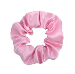 4 inches Women Multicolor girls Silk Scrunchie Elastic Fashion Elastic Ponytail Holder Headbands Hair Accessorie