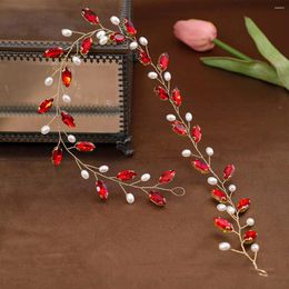 Headpieces Handmade Crystal Headbands For Women Bride Pearls Wedding Hairband Hair Accessories Jewellery Hairbands