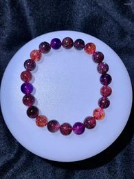 Strand Weared By High-end Aristocrats Natural Premium Colour Ultrasound Seven Bracelets Bead Diameter 8.8mm Weight 20g