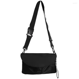 Waist Bags Men Messenger Bag Pack Nylon Waterproof Casual Men's Shoulder Black Functional Zipper Crossbody For Male