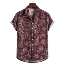 Luxury Mens Polo Shirt Man T-shirt Shirts And Blouses Fashion Clothing Social T-shirts Hawaiian Cotton Oversize 240425