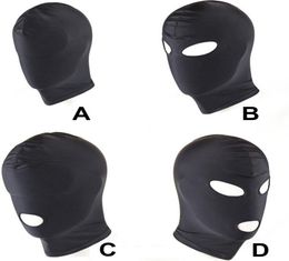 4 Styles Headgear Mask Bondage Restraint Blind Mask SM Sex Toys For CoupleWomenMenGay Slave Headgear BDSM Toys9391438