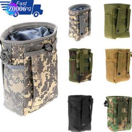 Tactical Accessories Protective Gear Outdoor Equipment Heavy Tactical Molle Drop Dump Magazine Bag, Practical Hunting Gun Cartridge Bag