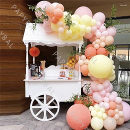 Party Decoration 112Pcs Pink Yellow Latex Balloon Set Red Balloons Arch Garland Kit Wedding Birthday Decor Baby Shower Globos Supplies