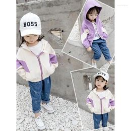 Jackets Spring And Autumn Clothing Baby Top Coat Outdoor Clothes For Children Jacket Girls Windbreaker Children's