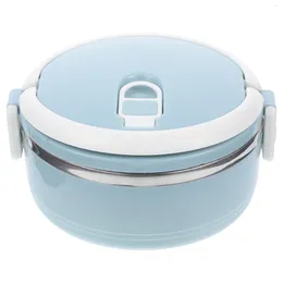 Dinnerware Office Worker Container Lunchbox Boxes For School Containers Snack Silica Gel Stainless Steel Student Adult