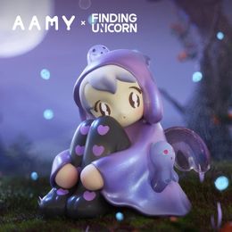 Finding Unicorn AAMY The Magicians Storey Series Blind Box Action Figures Kid Toy Birthday Gift Kawaii Mystery 240422