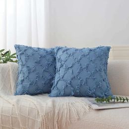 Cushion/Decorative Soft Blue Cushion Cover 45x45 decorative cover for the living room case for the Couch Sofa Bed Home Decoration