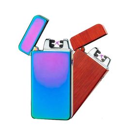 Custom Cigarette Lighters Custom Electronic,Electric Lighter For Cigarettes,Usb Dual Arc Electronic Charging Lighter