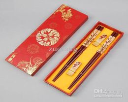 Personalised Engraved Chopsticks Gift Sets Wooden Plum With Box 2 Set pack 1set2pair 1547657