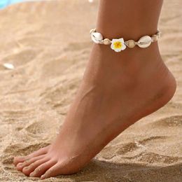 Anklets Bohemia Natural Shell For Women Foot Jewellery Summer Beach Barefoot Bracelet Ankle On Leg Chain Strap Accessories