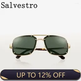 Sunglasses Sell Rimless Rectangle Men Small Glasses Women Metal Gold Colourful Shades Sun Brand Design Uv400 Frameless