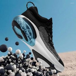 Casual Shoes Granule Air Cushion Couples Sneakers Unisex Light Breathable Running Comfortable Mesh White Walking Women Tenis Masculino