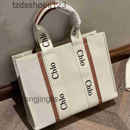 2024 Letter Bag Totes Canvas Tote Woody Cloee Leisure Summer Japanese Printed Designer Bags Shopping Large Capacity Fashion Ver ZX74