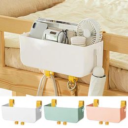 Storage Bags Bedside Box Hangings With Hooks Anti-slip Basket Bed Organiser For Phone Remote Control Books Glasses