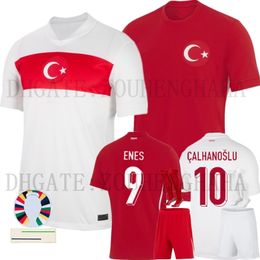 Kids Turkiye Soccer Jersey 2024 Euro Cup Turkey National Team Home Away DEMIRAL Kokcu YILDIZ ENES calhanoglu Football Shirts Kit