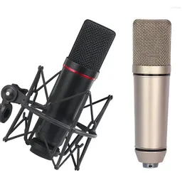 Microphones High Quality 34 Core Large Diaphragm 87 Microphone For Live Broadcast Of Karaoke Mobile Phone Computer Recording