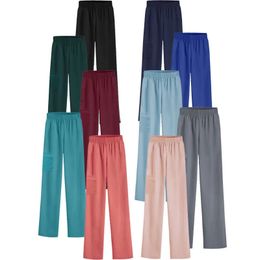 1pc Pants Hospital Uniform Women Scrubs Supplier Medic Pattern Brand Doctor Designer Dental Clinic Beauty Spa 240410