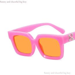 Off Sunglasses Brand Men Women Glasses Arrow X Frame Eyewear Trend Hip Hop Square Sunglasses Sports Travel Sun 838