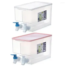 Water Bottles 5.2L Cold Kettle With Faucet Refrigerator Cool Bucket Lemonade Bottle Beverage Dispenser Drinkware For Summer