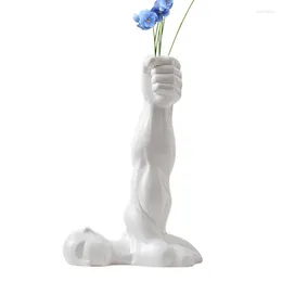 Vases Human Body Flower Vase Art Insertion Aesthetic Decorative Arm Ornament Home Decoration Ceramic For & Office