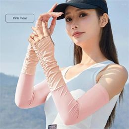 Knee Pads Cooling Arm Sleeve Warmer Fingerless Sunscreen Sports Sun Protection Long Summer Sleeves