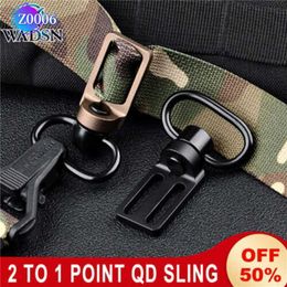 Tactical Accessories Protective Gear Outdoor Equipment Tactical Qd Sling Adapter Shoulder Strap 2to1 Point Three Slide Seat Swing Swivel