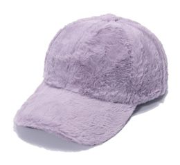 Fashion Baseball Caps for Couples Women KoreanStyle Winter Warm Wool Base Ball Cap Trendy Windproof Outdoor Thickened Solid Color2078708