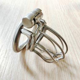 Male PA Chastity Devices Cock Cages For Men Prince Albert Cage Stainless Steel BDSM Bondage Gear Cbt Restraints Sex Lock Toys Adult Products Fetish Kyskhetsbur New