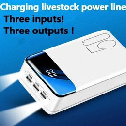 Cell Phone Power Banks New Hot Selling Universal 5V 2.1a Fast Charging 100000 MAh Large Capacity Charging Bank Fast Charging Mobile Power Supply J240428