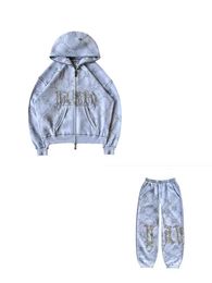 Family Matching Outfits Cross-border fashion Y2K element men's and women's fashion 3D digital printed hoodie hoodie COS zipper cardigan