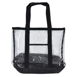 Storage Bags Clear Tote Bag Transparent Beach PVC For Pool