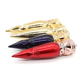 smoking shop tobacco pipes colorful lipstick scepter metal cigarette pipe Cigarette Smoke Holder Accessories bongs