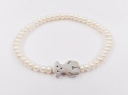 Authentic 925 Sterling Silver bracelets Silver Sweet Dolls Bracelet Fits European bear bear Jewellery Style Gift 6159046306572694