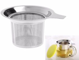 High Quality 304 Stainless Steel Tea Infuser Mesh Strainer with Large Capacity Perfect Size Tea Philtre mesh1256529