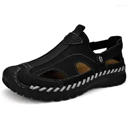 Sandals Outdoor Men's Breathable Summer Comfortable Men Shoes Handmade Plus Size Sneakers Rubber Beach