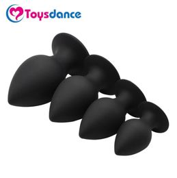 Toysdance Adult Sex Toys Silicone Anal Plug Unisex SXl Butt Plugs With Strong Sucker Anus Expansion Love Kits Sex Products q171122929848